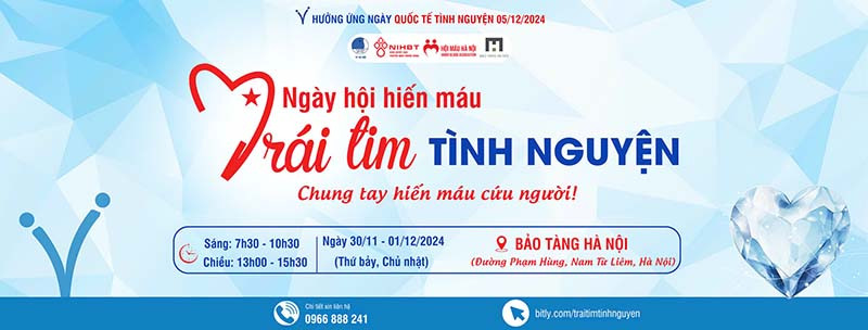 Ngày hội hiến máu - Trái Tim Tình Nguyện 2024